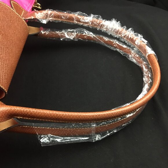 NWT Longchamp Le Pliage Original Large Shoulder Nylon Bag Tote baby Pink - Picture 5 of 10